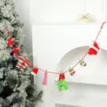 Christmas miniature clothes garland hanging banner holiday party tree fireplace decor props - Miniature Clothes Style / Length 91cm Pack