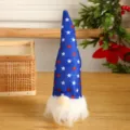 Independence day gnome faceless doll with blue star hat plush toy holiday table decoration - Single Piece / Blue