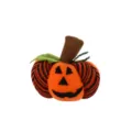Halloween Pluesch Kuerbis Dekoration Puppe Party lustige Requisite orange schwarz Kissen - Kindlicher Stil / 10*10CM