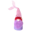 Ocean mermaid tail gnome plush doll cute faceless doll home decor ornament photo props - Mermaid Purple