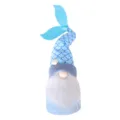 Blue mermaid tail gnome plush toy faceless doll cute ocean home decor figurine variant - Mermaid Blue