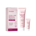 Kit de crème dépilatoire visage VIARELINE avec crème apaisante, formule douce pour tous. - 90G (80G+10G)