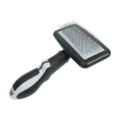 Black Pet Grooming Slicker Brush For Dog Deshedding Comb Floating Hair Removal Tool - Small Fluffing Brushes