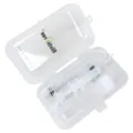 Pet Feeding Bottle Set Clear Plastic Storage Box Kitten Puppy Nursing Kit Pet Care - As Shown