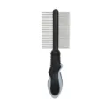 Pet double row grooming comb for dogs and cats, ideal for removing loose hair. - Double-Sided Comb
