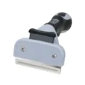 Professional pet grooming comb with stainless steel teeth and ergonomic handle for dogs and cats. - Small Dematting Tool