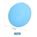 Blue pet dog flying disc toy durable rubber interactive puppy training fetch toy 18.4cm - Blue