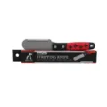Professional pet stripping knife with red paw print handle, ideal for grooming double coats. - Stripping Knife