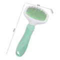Pet slicker brush for dogs cats with ergonomic handle fine metal pins green white grooming tool - 951 / Green Slicker Brushes