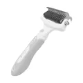 Pet dematting comb for dogs and cats undercoat rake pet grooming brush dog hair removal tool - Double-Sided Undercoat Rake