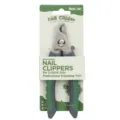 Professional large pet nail clipper with stainless steel blade and ergonomic green grey handle - L / Olive Green