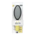 Pet grooming slicker brush with M size yellow handle and stainless steel pins for dogs and cats - Model 909 / Yellow