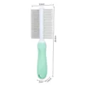 Double sided pet grooming comb with stainless steel pins and ergonomic handle for dogs and cats. - 951 / Green Double-Sided Comb