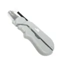 Grey LED pet nail clipper for dogs and cats safely trims claws with bright built-in light. - Large Nail Clippers