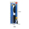 Pet grooming comb wide tooth metal pin brush for cat dog shedding and dematting 26.8cm - Coarse Teeth