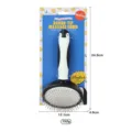 Cute penguin pet massage slicker comb with card packaging for daily cat and dog grooming. - Coarse Pin Massage Comb