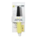 Professional pet grooming comb with steel pins and ergonomic handle for dogs and cats care. - Model 909 / Yellow