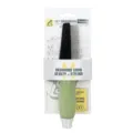 Pet grooming comb with silicone handle and stainless steel pins for dogs and cats. - Model 909 / Green