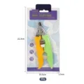 Professional pet nail clipper for dogs and cats with safety lock and ergonomic handle 99g - L / Yellow-Green