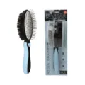 Double sided pet grooming brush with pin and bristle for dogs cats pet hair removal tool. - Double-sided Comb