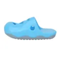 Süße Haustier Badeduschbürste in Clogs Form, weiches Silikon Hundepflege und Reinigungswerkzeug. - Horizontale Streifen / Blau