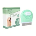Green Pet Flea Comb Pet Grooming Tool with Metal Teeth for Dog and Cat Hair Removal - 92317 / Mint Green