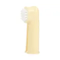 Brosse à dents de doigt pour animaux en silicone souple pour le nettoyage des dents. - Light jaune