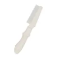 Straw material pet flea comb for cats and dogs, durable stainless steel teeth for grooming. - 78-Tooth Single-Sided Comb