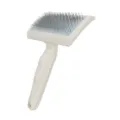 Pet slicker brush with wheat straw handle for dogs and cats grooming and removing loose hair. - 13mm Pin Slicker Brushes