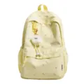 Süßer Ahornblatt-Druck Studenten Schulrucksack, großer Kapazität Freizeit Rucksack für Mädchen. - Groß (Ohne Anhänger) / Gelb