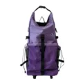 Moda outdoor sport alpinismo zaino a quadri grande capacità borsa viaggio casual - Viola
