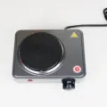 Portable mini electric hot plate stove burner for home kitchen cooking coffee tea 500W - 800W EU Plug / Silver Gray