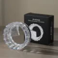 Clear acrylic moka pot powder distributor coffee dosing ring anti splash kitchen tool - Starlight Small Style (2-Cup/3-Cup) / Clear