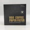 V60 Kaffeefilter Kegel Papier für Filterkaffee-Maschinen 100 Stk. ungebleicht 2-4 Tassen. - V01 / Weiß