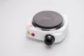 Plaque chauffante électrique compacte de 500W en blanc avec thermostat réglable pour maison et labo - 110V - prise US / Blanc