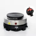 Piastra elettrica portatile con 1-6 livelli di riscaldamento e spina UK per uso domestico. - Nuovo fornello elettrico 500W - Spina UK