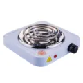Piastra elettrica compatta a un fuoco fornello con manopola di temperatura regolabile. - Spina EU 220V / Fornello riscaldante tubolare 1000W