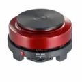 Mini piastra elettrica riscaldante portatile di colore rosso per caffe e te 500W - Rosso / Spina UE a 2 poli