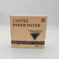 Filtres à café en papier coniques pour goutteur V60, pulpe naturelle, boîte de 2-4 tasses. - Filtres à café V02 naturels (Lot de 50)