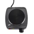 Plaque chauffante électrique mini portable pour cuisiner thé café, réchaud compact à un feu. - Gris canon de fusil roche stellaire