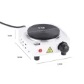 Mini 500W electric hot plate stove for coffee mocha pot tea warmer base in white - White / EU Plug 220V