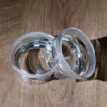 Transparent Moka Pot Coffee Dosing Ring Transparent Plastic Powder Distributor Tool - M / New Medium Transparent Style