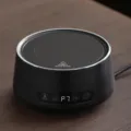 Compact electric ceramic stove for coffee and tea brewing, black round design with digital display. - 1-10 Units / Black Single Burner