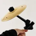 Car air vent mini crash cymbal music decoration interior dashboard accessory kit - Gold