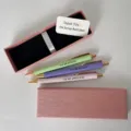 3-Piece Ballpoint Pen Gift Set Metal Retractable Pens with Elegant Gift Box for Graduation - Appreciate