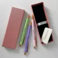 3-piece metal ballpoint pen gift set with elegant pink box and inspirational quote design. - Get Well Soon Collection