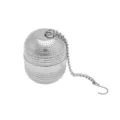 Stainless steel tea infuser ball with chain hook loose leaf strainer for teapot kitchen tool - Small (Bagged)