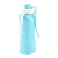 Borraccia pieghevole in silicone sport all'aperto tazza portatile azzurro chiaro - 600ml / Blu