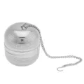 Stainless steel tea infuser ball mesh strainer with chain and hook for loose tea - Large (Bagged)
