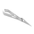 Stainless Steel Plucking Tweezers Household Hair Removal Tool Silver Kitchen Gadget - Goose Feather Tweezers with Knife (Bagged)